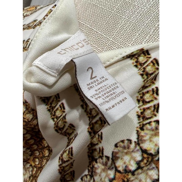 Chicos Leopard Dress - Size 2 - Picture 3 of 5